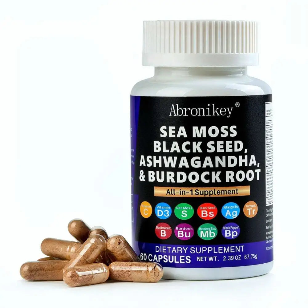 Sea Moss and Black Seed Oil 60 Capsules